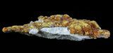 Orpiment With Barite Crystals - Peru #63801-2